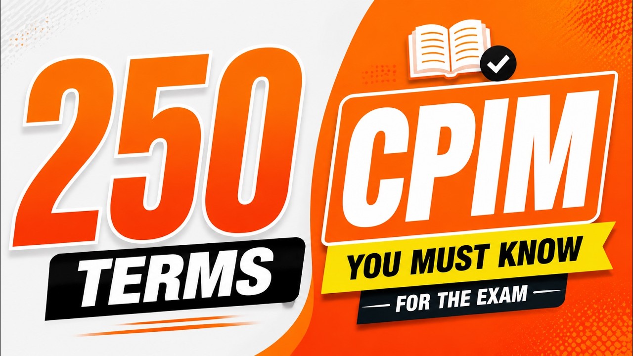Master APICS CPIM, часть 1: объяснение 250 основных терминов управления цепочками поставок