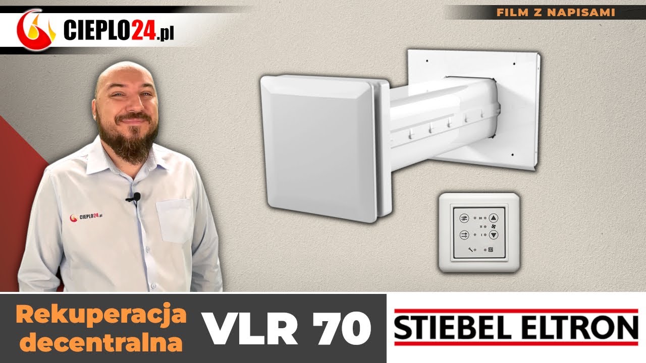 VLR 70 - urządzenie do rekuperacji decentralnej firmy Stiebel - Eltron. cieplo24.pl