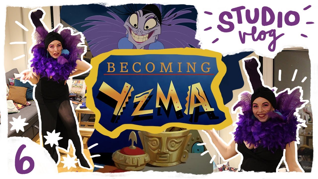 ✷ STUDIO VLOG 6 ✷ Becoming Yzma | XANTHE