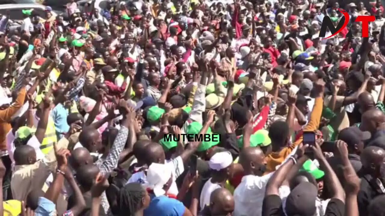LAZIMA COUNSINS WAPENDANE! GACHAGUA,KALONZO AND TROOPS ROARS IN MURANG'A!!