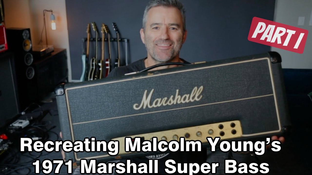 Recreating Malcolm Young's 1971 Marshall Super Bass - PART 1