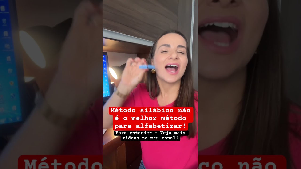 Método silábico não é o melhor método para alfabetizar. Veja mais vídeos no meu canal 