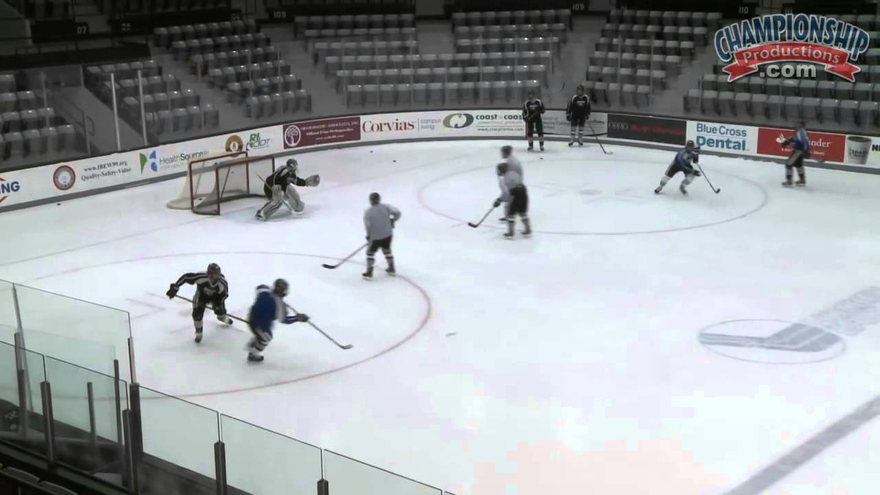 All Access Hockey Practice with Nate Leaman  - Clip 1