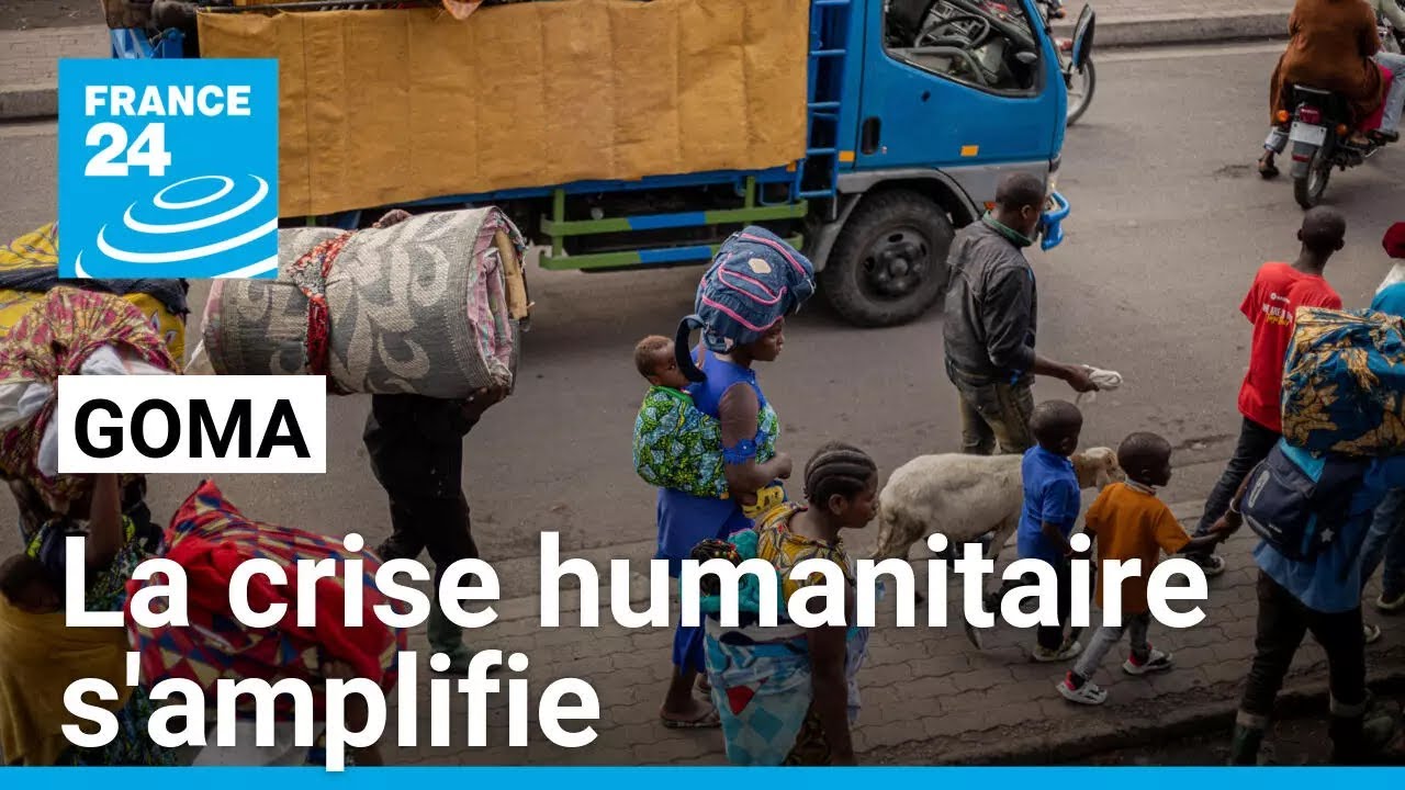 &Agrave; Goma, la crise humanitaire s'amplifie avec plus d'un milliers de bless&eacute;s &bull; FRANCE 24