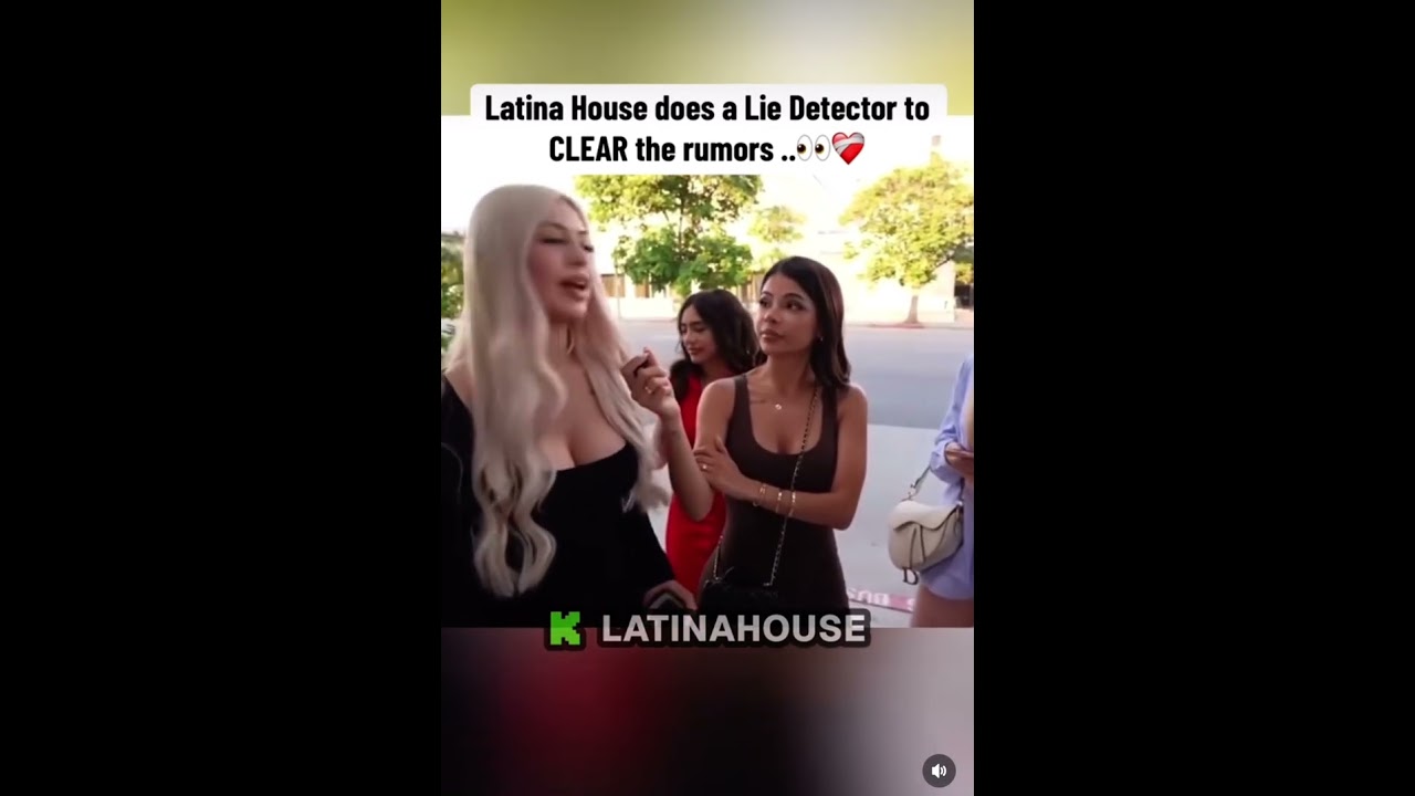 Latina House does a lie Detector to CLEAR the rumors..👀 #latinahouse
