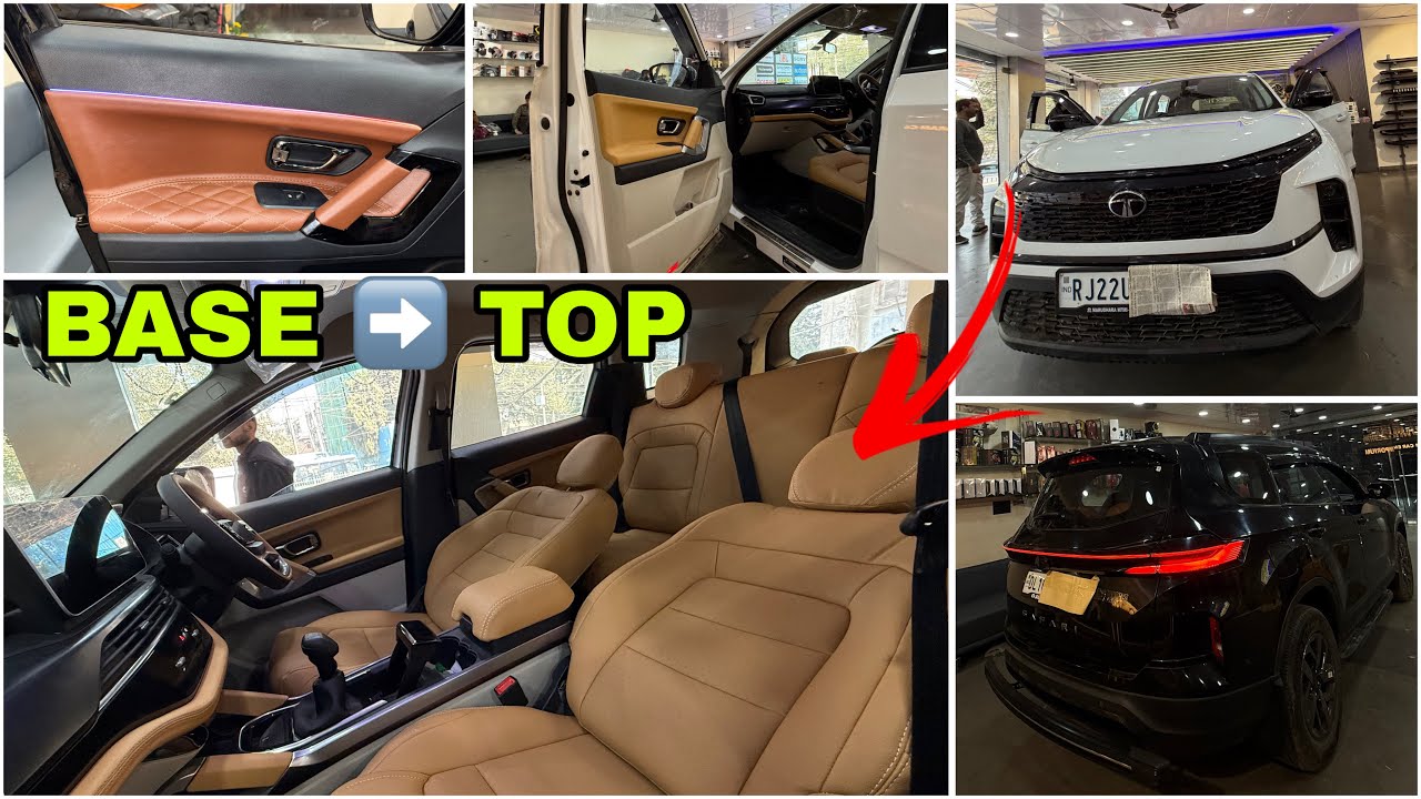 Tata Safari Base ➜ Top Model 😱 | Full Interior + Exterior Modification || Safari Modification 