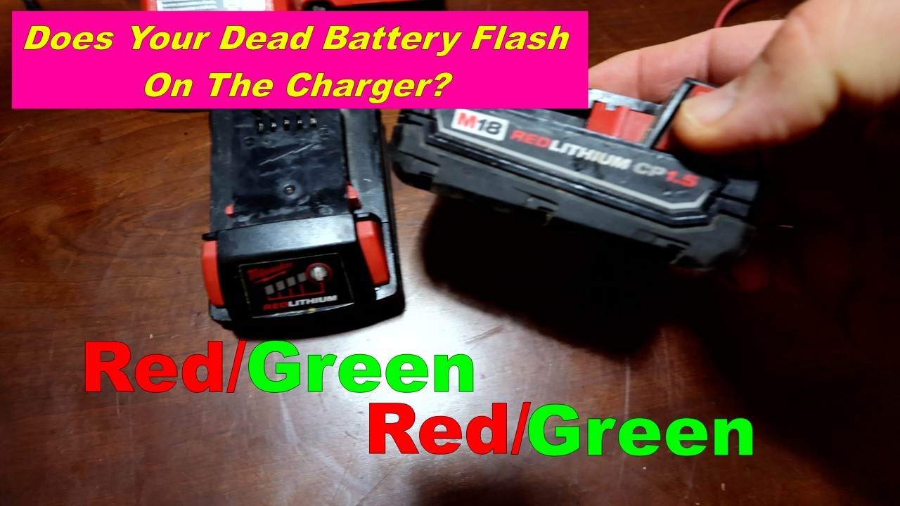 18V Milwaukee Battery Won't Charge #milwaukee #diy #battery