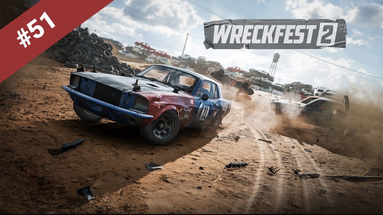 #51 [UltraWide] Wreckfest 2 - Crash Canyon - Race - Popper