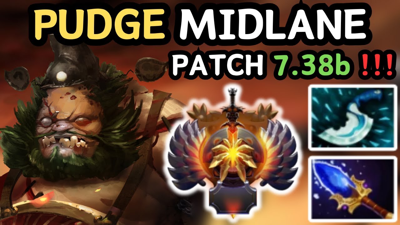 🔥 IMMORTAL PUDGE Midlane Gameplay Patch 7.38b 🔥 Pudge Perspective - Dota 2