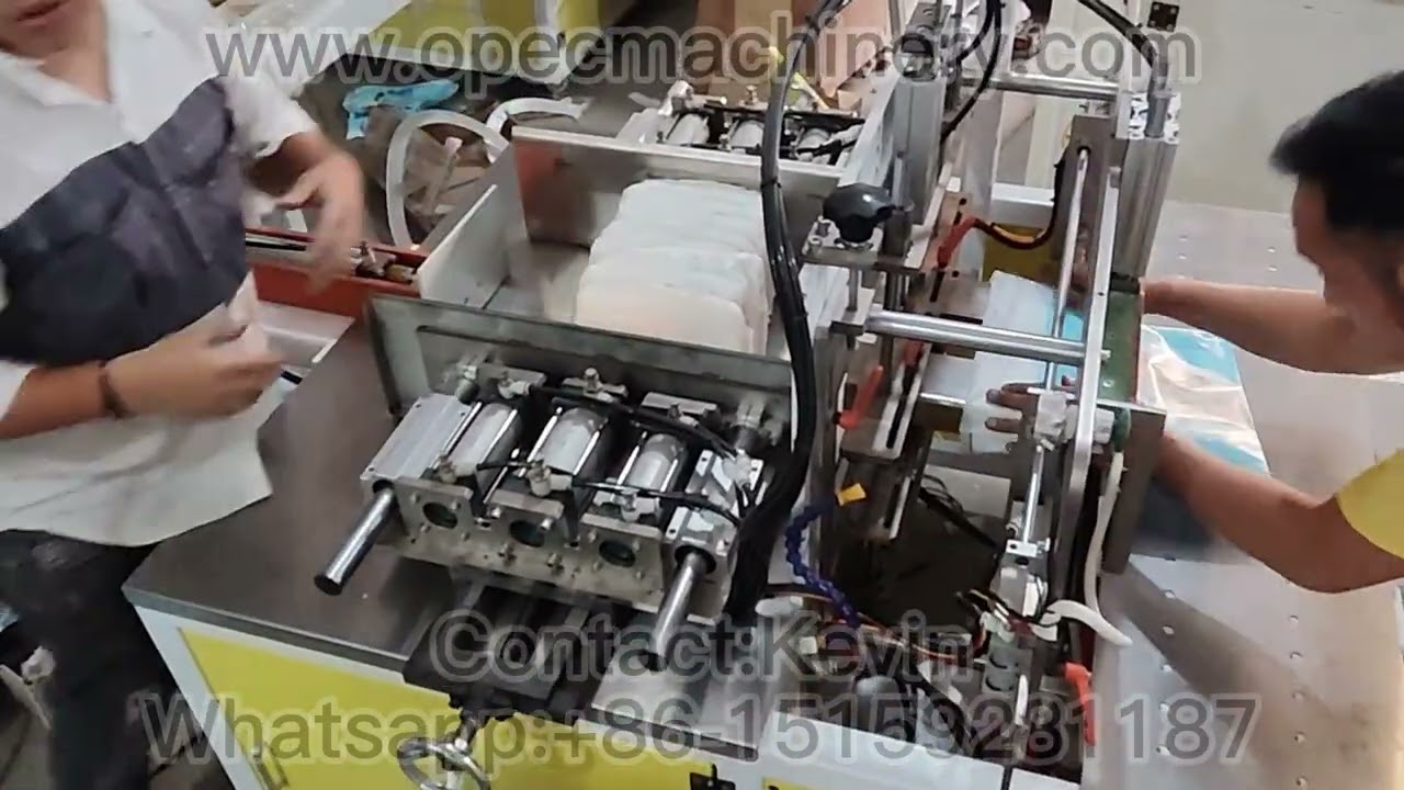 Jumbo Semi Auto Baby Adult Diaper Packing Machine Suppliers http://www.opecmachinery.com/