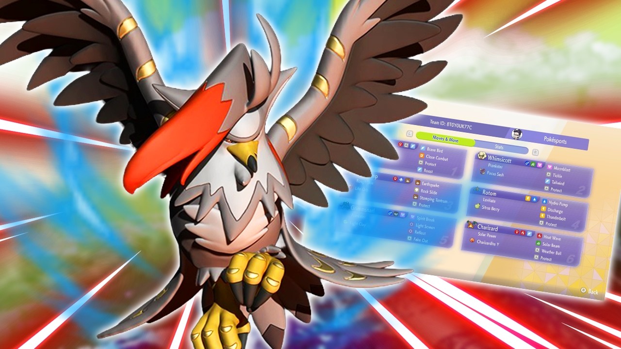 Мега Стараптор САМ себя усиливает через Close Combat?! Pok&eacute;mon Champions Регламент M-B