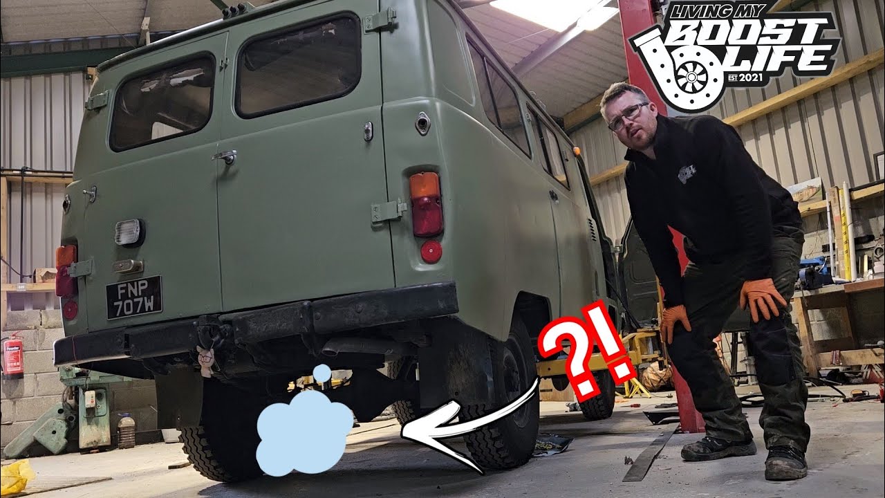 Uaz 452 Turbo First Start?! - Saab 2.3 Powered Russian 4x4