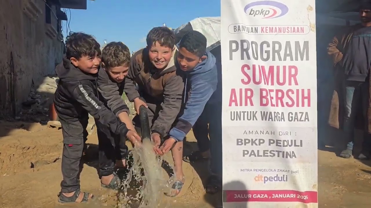 2,2 TAHUN KRISIS DAN AKHIRNYA WARGA GAZA TEMUI SUMBER AIR