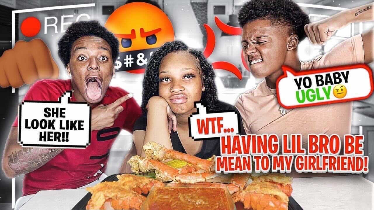 Мой младший брат плохо обращается с моей беременной девушкой | KINGCRAB MUKBANG