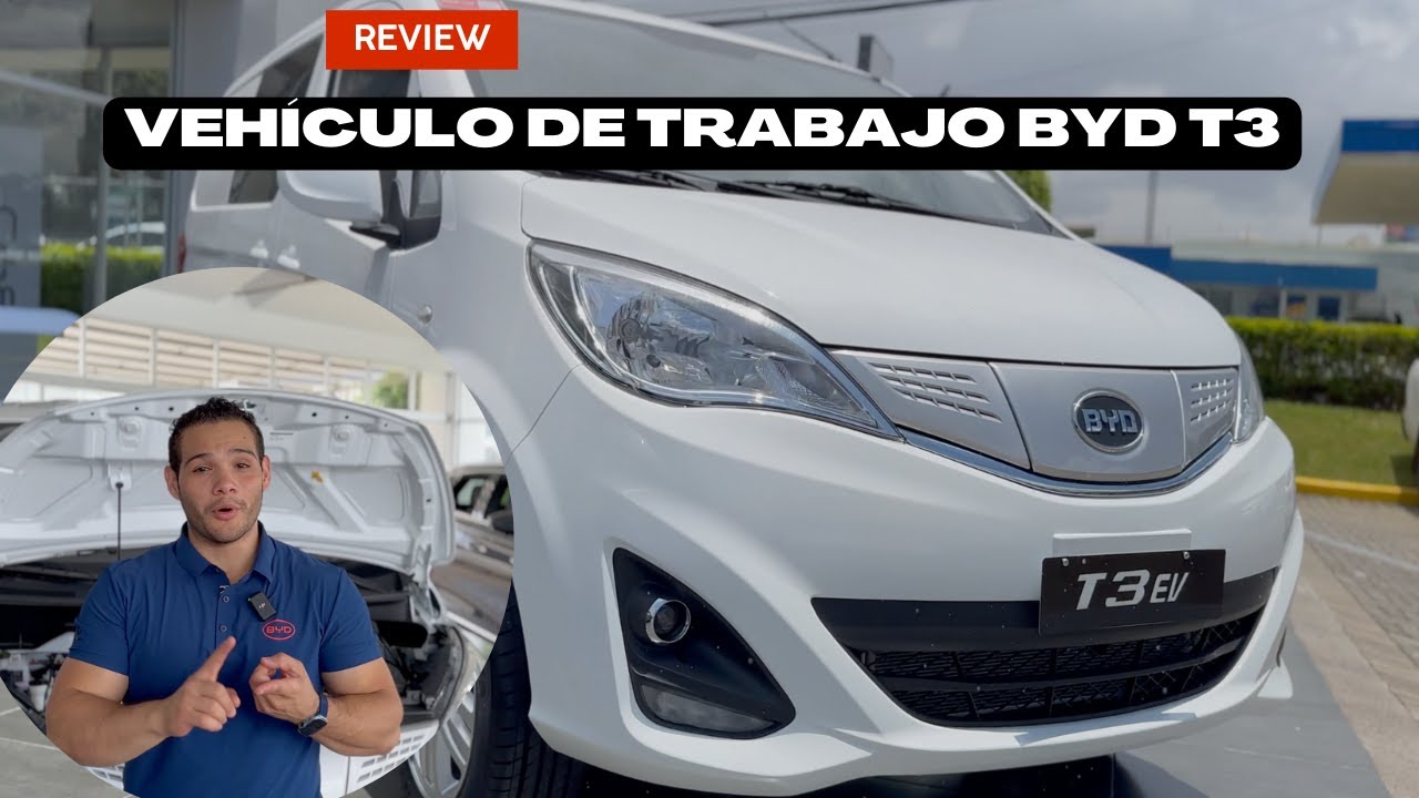 Van - Panel 100% eléctrica para trabajo BYD T3