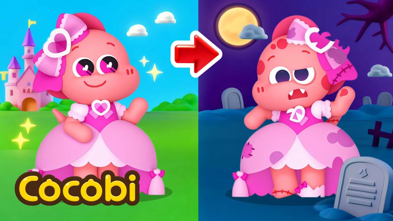 Putri Pink Menjadi Zombie!🎀🧟‍♀️ | Kompilasi Lagu Anak | Kids Songs | Cocobi
