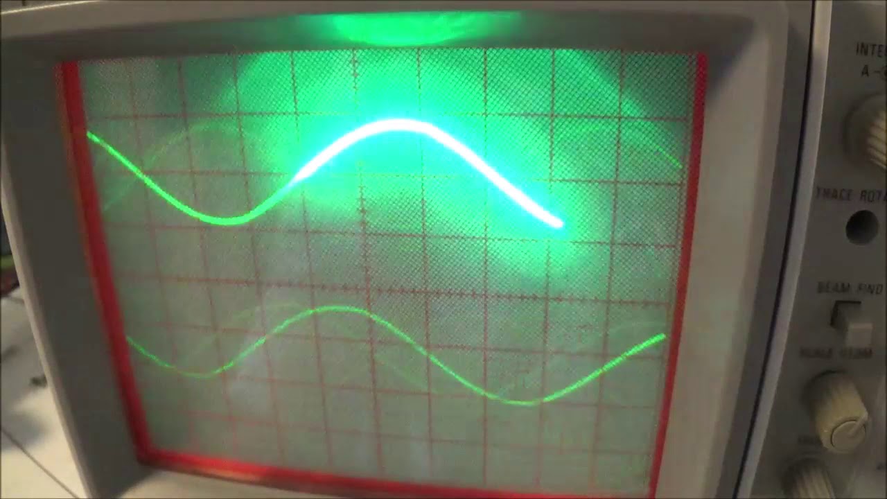 Analog Oscilloscope Alternate And Chop Mode
