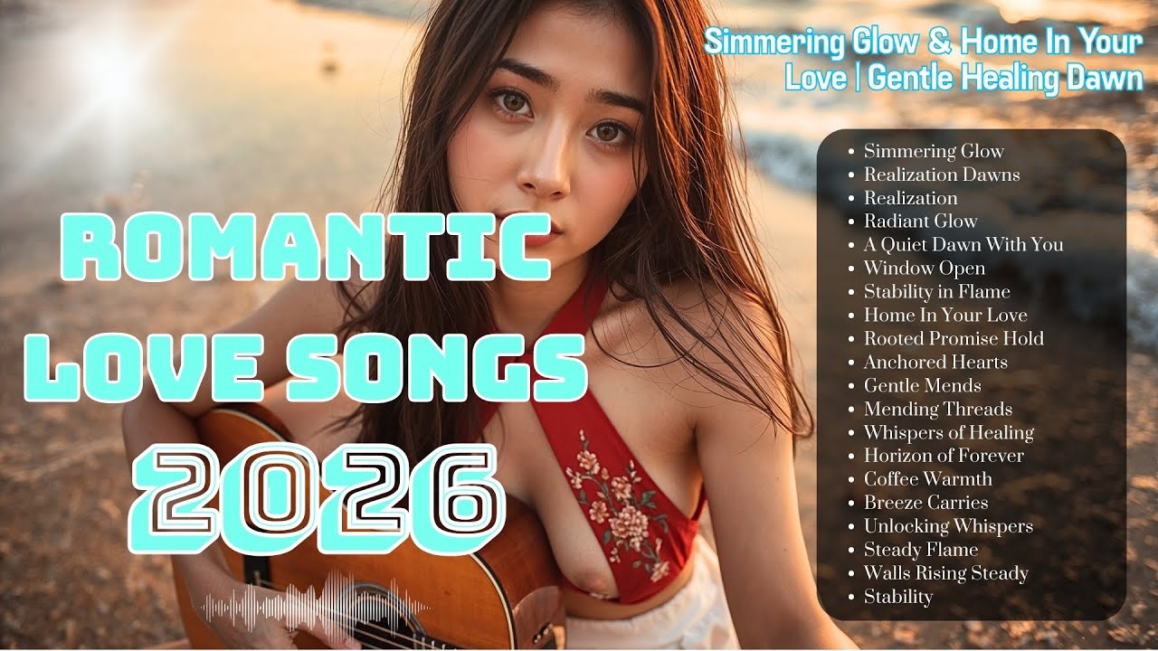 Romantic Love Songs 2026 | Simmering Glow & Home In Your Love | Gentle Healing Dawn