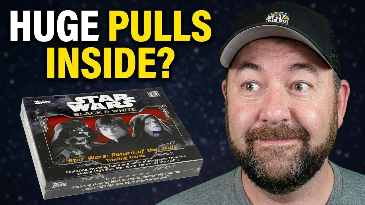 😱 Огромный персонаж + Автовыбор! 2020 Topps ROTJ Black & White Hobby Rip!