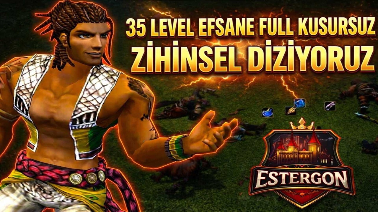 BAŞLIYORUZ! ESTERGON ŞAMAN GG OLDU ! 35 LVL FULL KUSURSUZ ZİHİNSEL DİZİYORUZ ! #metin2tr  #metin2