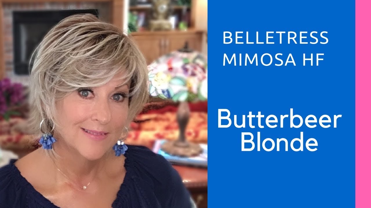 BelleTress MIMOSA wig review | Butterbeer Blonde | Crazy Wig Lady