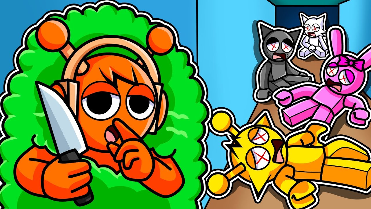 Oren Trollea a sus Amigos Incredibox Sprunki en Murder Mystery en Roblox!