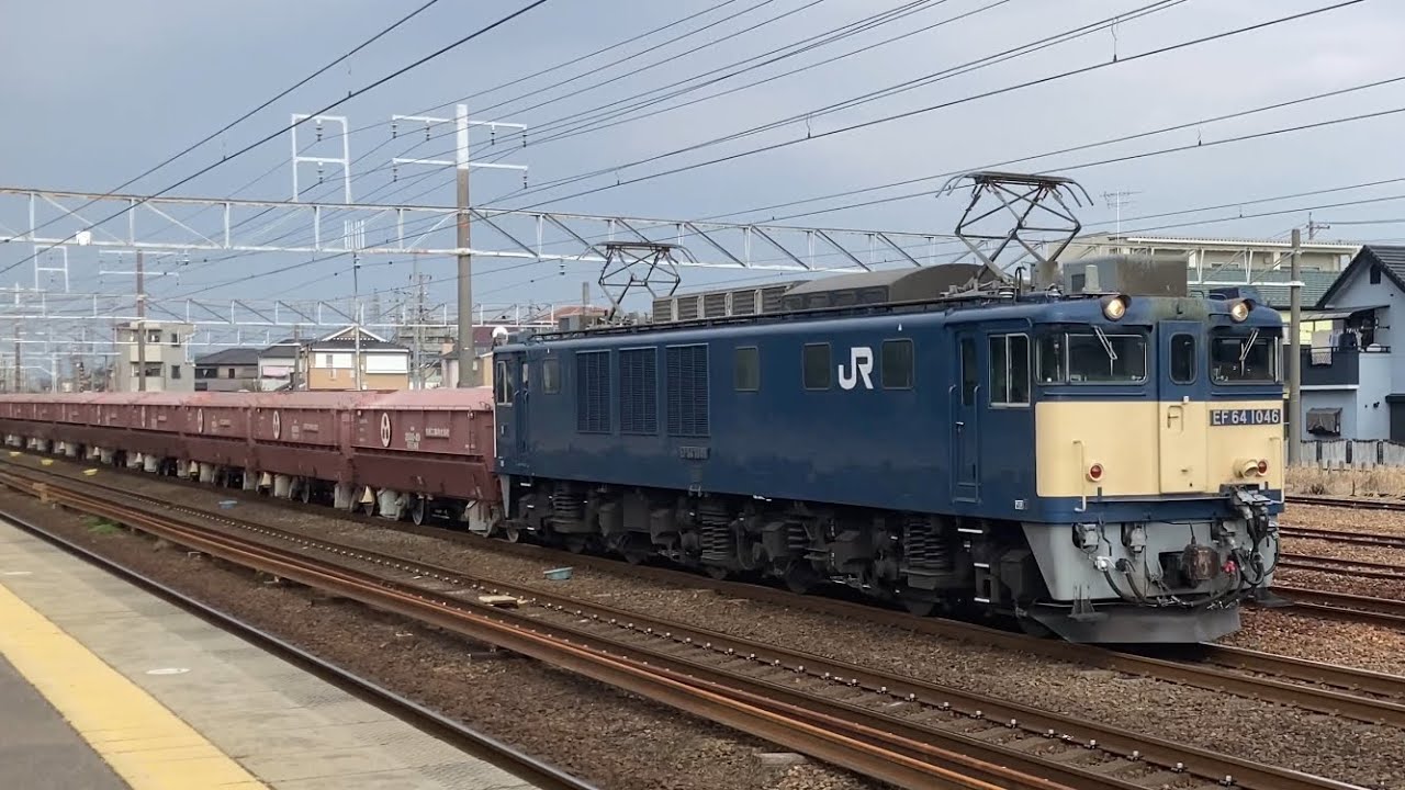 ついに清洲駅下り貨物線ロングレール化。平日の清洲駅、名古屋駅を通過する貨物列車合計60本。