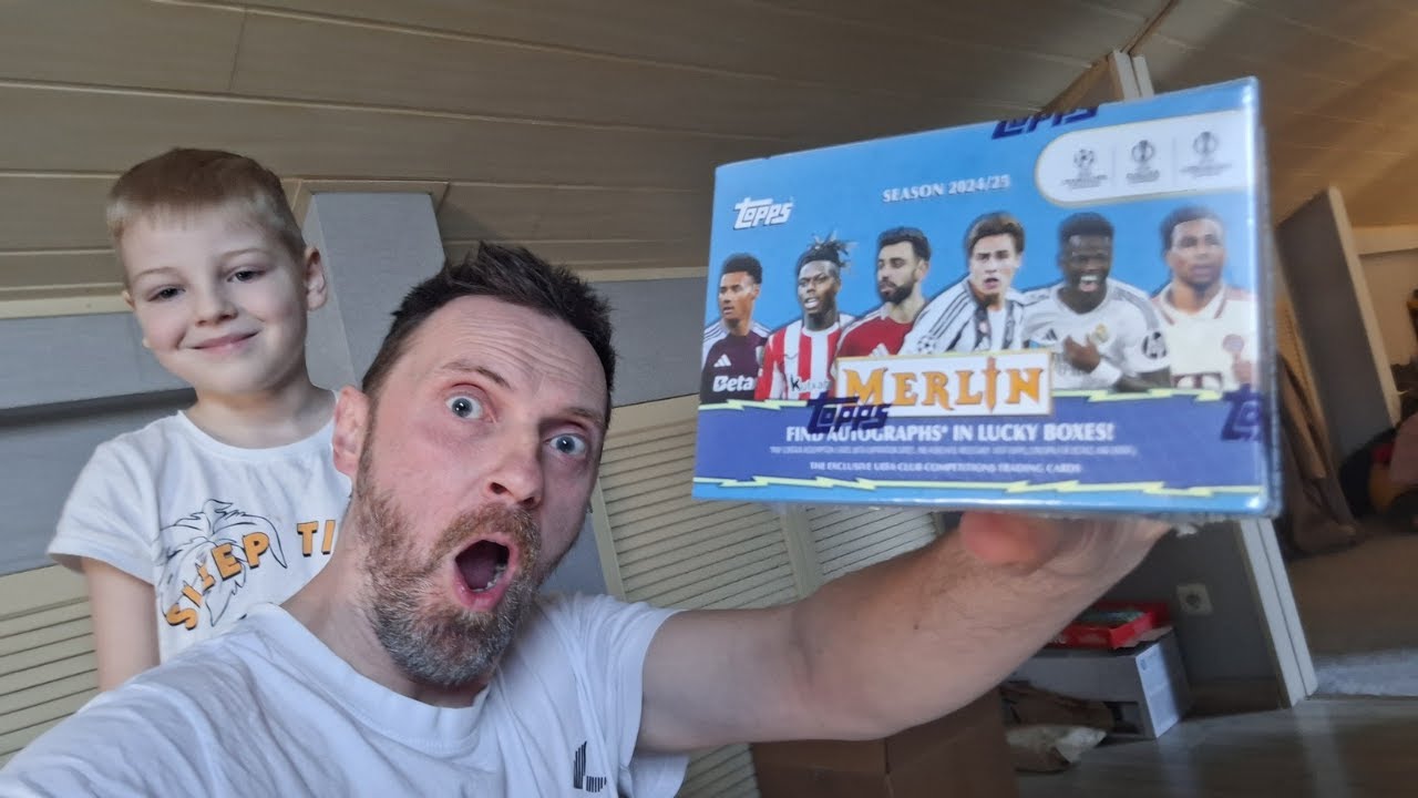WOW! KUBA TRAFIŁ PIĘKNĄ KARTĘ REALU MADRYT Z NAJNOWSZEJ KOLEKCJI TOPPS MERLIN 2024/25