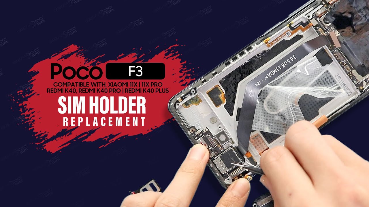 Xiaomi Mi 11X | Poco F3 SIM Reader Holder Replacement | Redmi K40 Pro