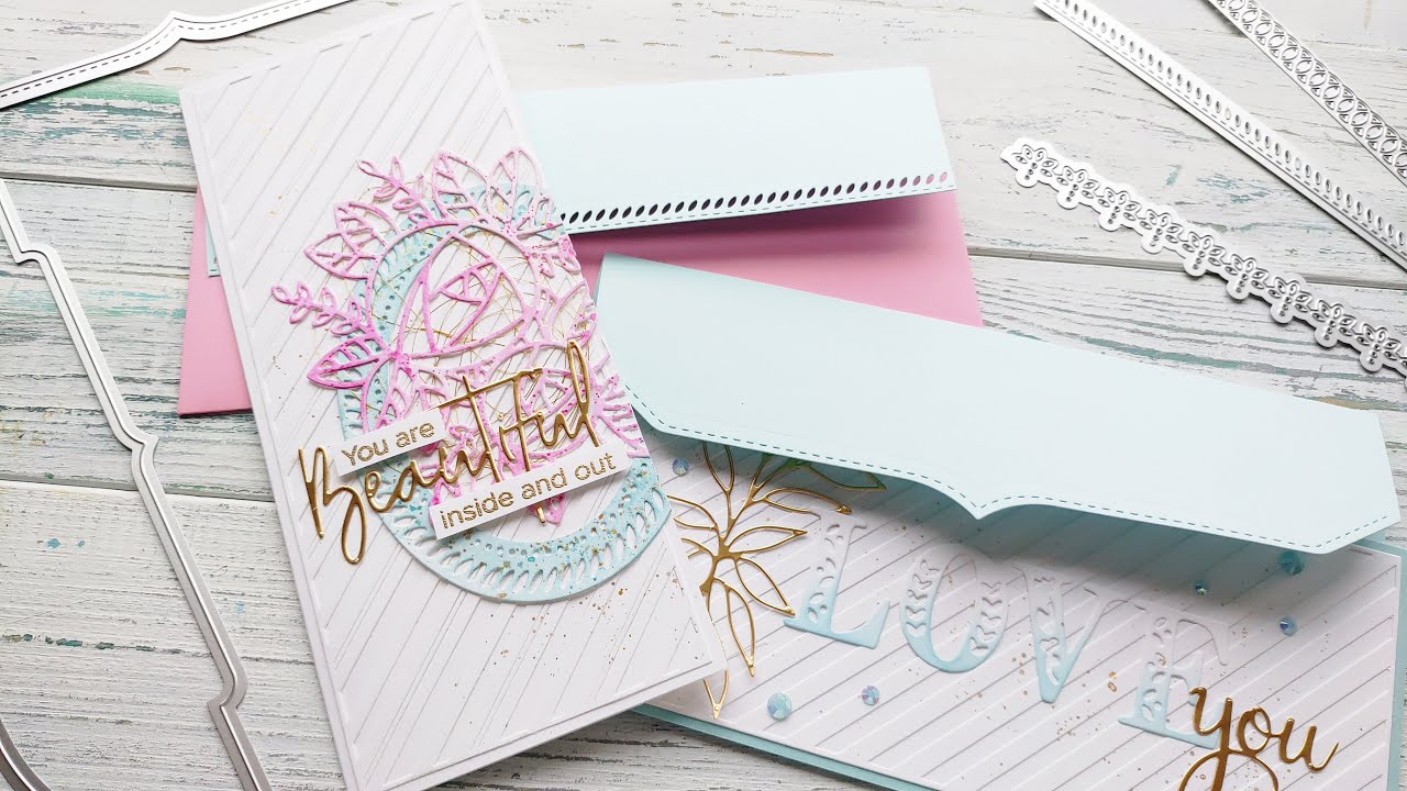 Custom-made envelopes for slimline cards | Natasha Valkovskaya