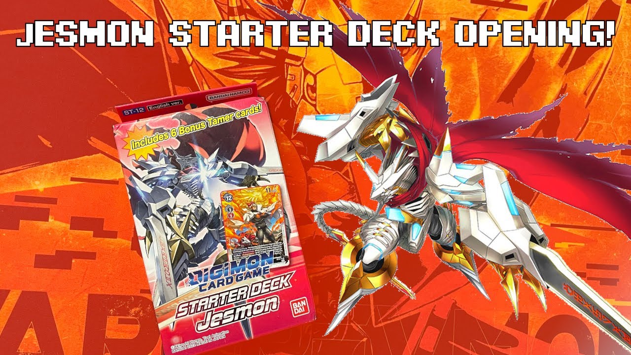 Digimon Card Game ST-12 Jesmon Starter Deck Opening!