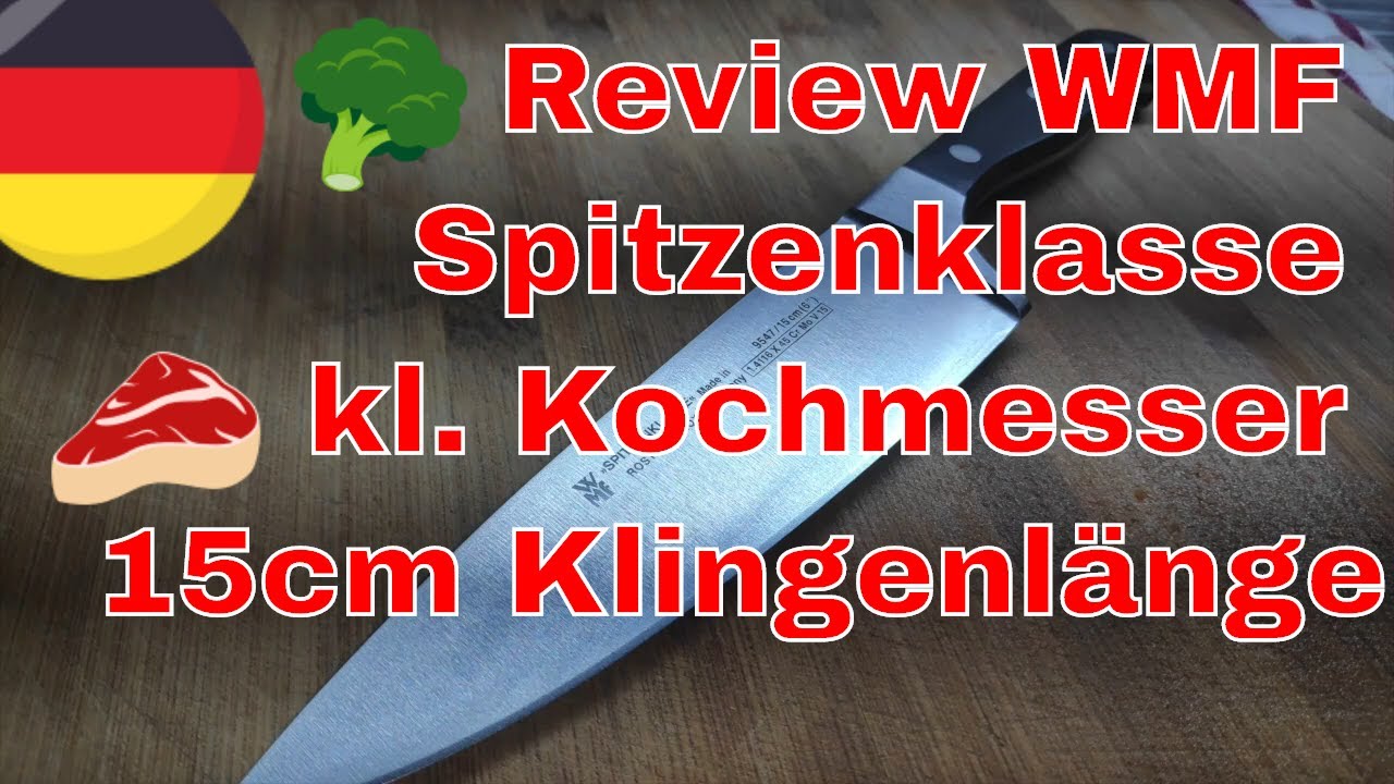 Review / Messertest / KnifeMod WMF Spitzenklasse kleines Kochmesser 15cm modifiziert