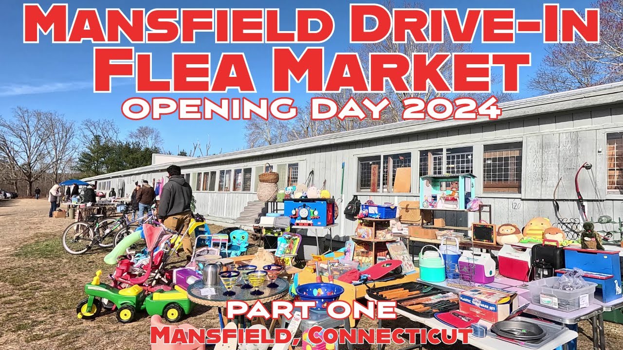 Opening Day 2024! Hot Deals & Freezing Temps at the Mansfield Drive-In Flea Market! Part One.