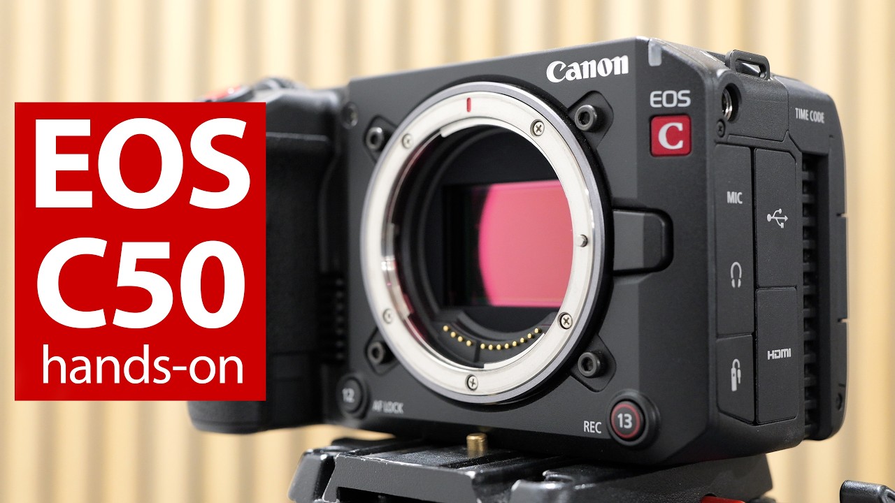 Canon EOS C50 REVIEW first-looks. FX3 killer?