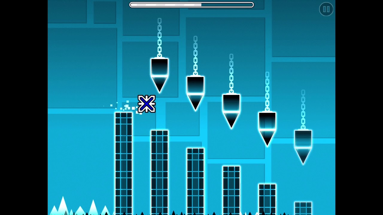 Geometry Dash - Poltergeist Playthrough (except it's Io Shirai's face theme as the music)