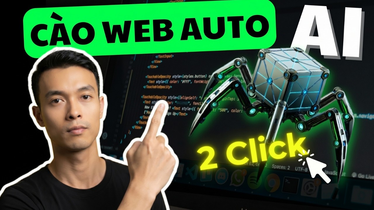 Cào Mọi Thông Tin trên Website chỉ 2 Click bằng AI - Không code - Thunderbit