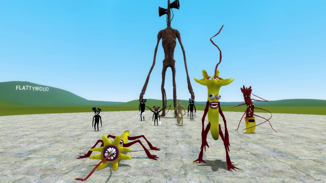 BANANA EATER VS TREVOR HENDERSON CREATURES!! Garry's Mod Sandbox
