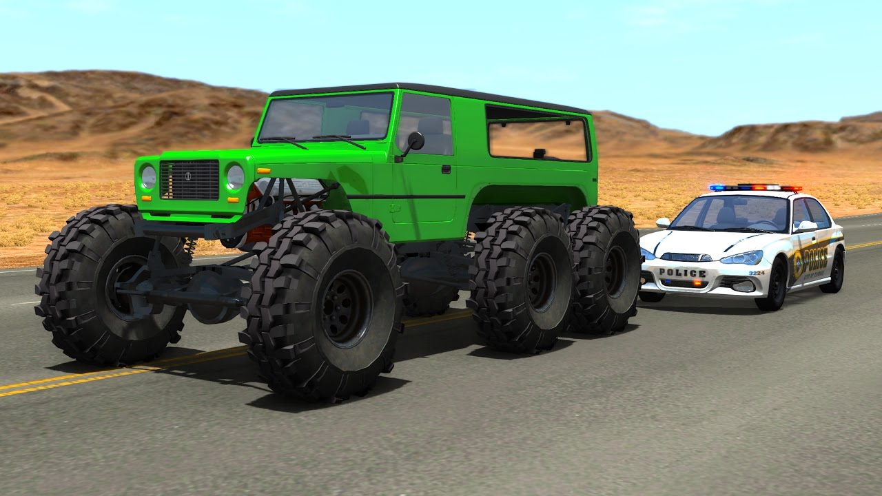 Extreme Police Chases Crashes&Fails #9 - BeamNG DRIVE