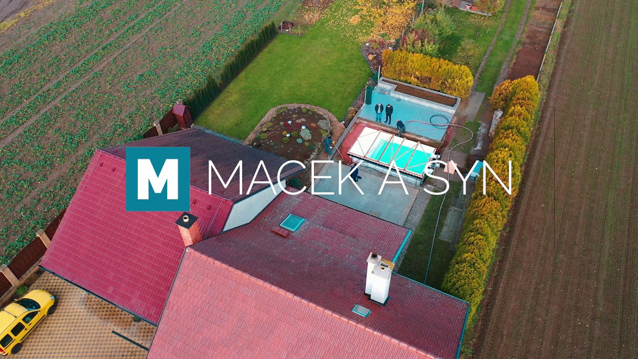 Výstavba bazénu - Pozořice, MACEK a SYN, s.r.o.