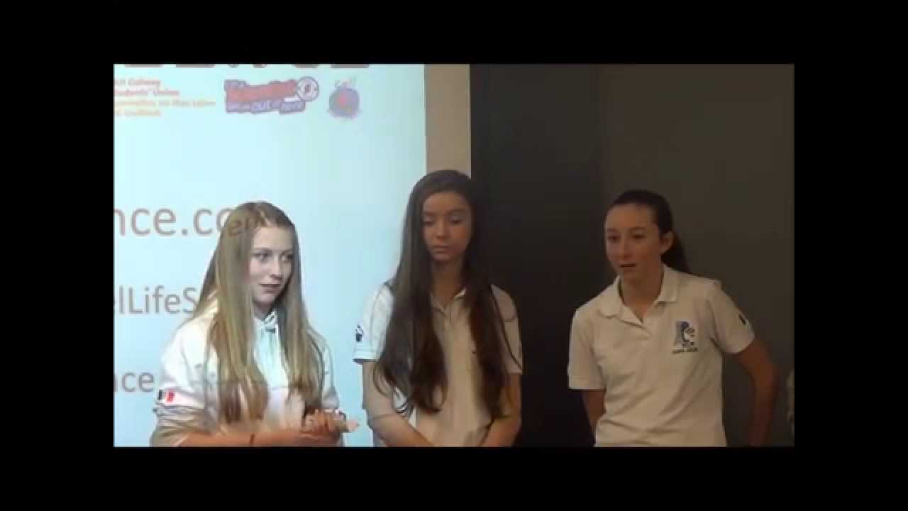 Three Young Scientists speak at the Galway Science and Technology Festival 2013