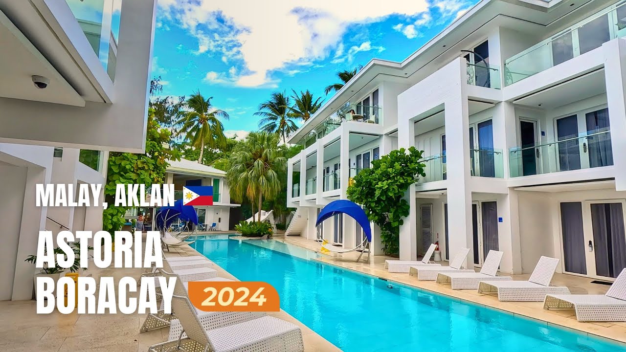 🇵🇭 [4K] Beachfront Hotel in Station 1 Boracay | Astoria Boracay | Walking Tour | Philippines