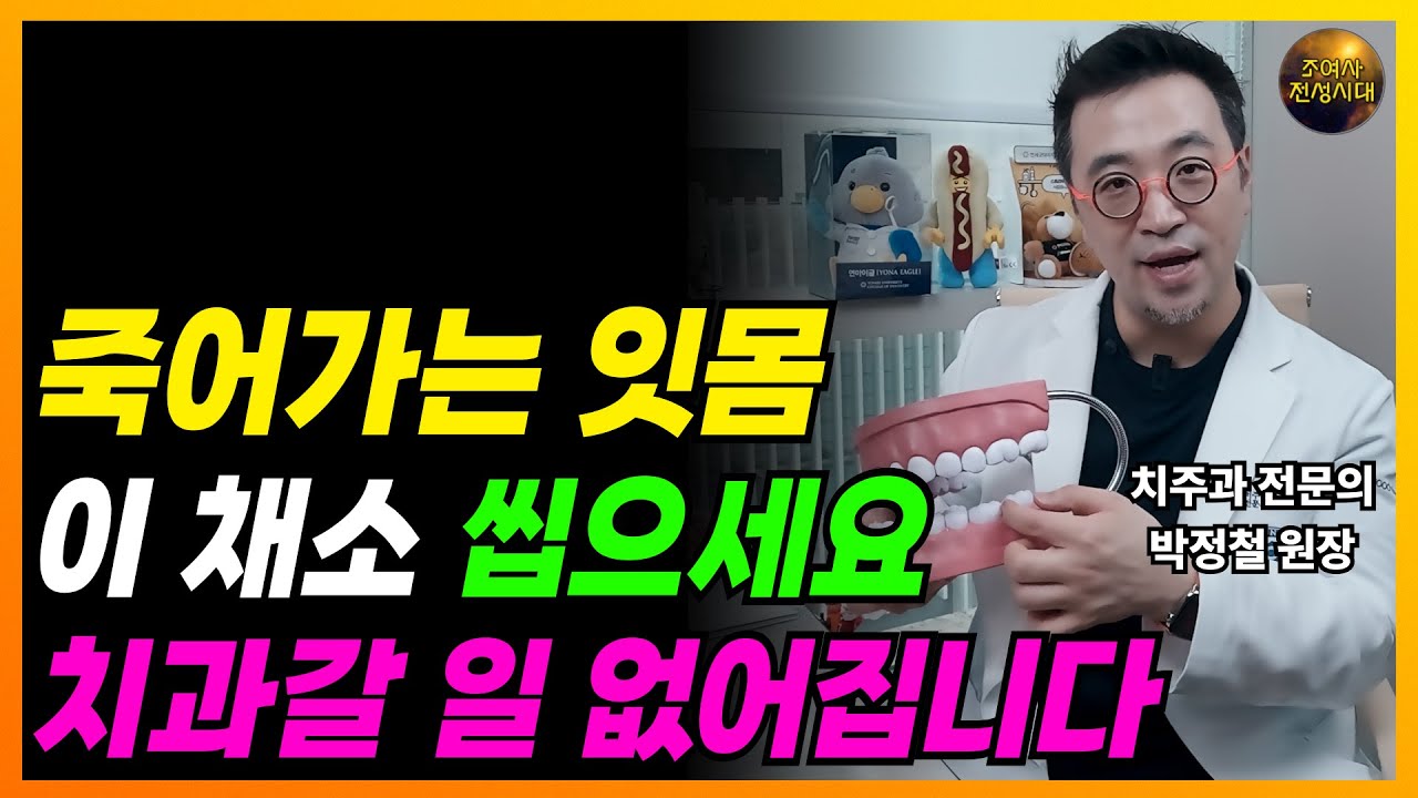 🟢죽어가는 잇몸 살리는 채소!! 이걸 씹으세요!! 병원갈 일 없어집니다!! (박정철 원장)