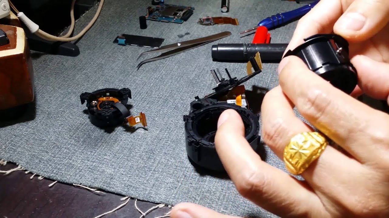 Fixing Lens+LCD Problems on a WiFi Digital Camera Samsung WB250F