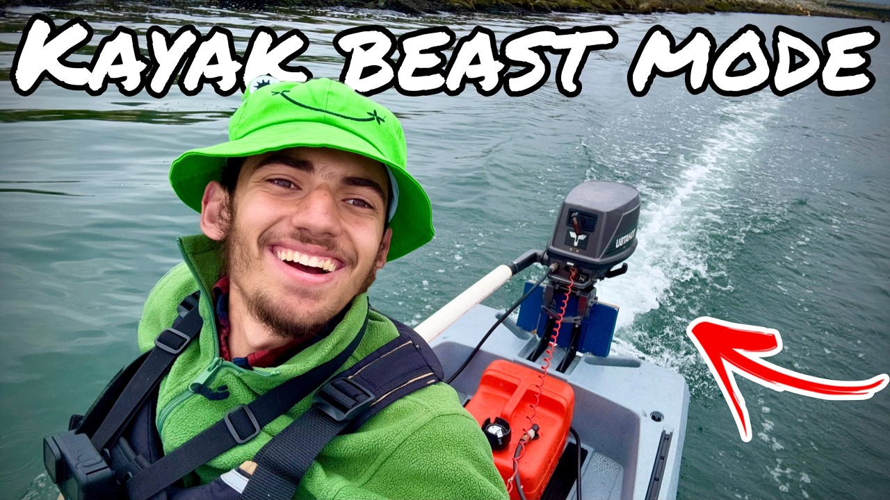 This 5HP Engine Wasn’t Meant for a Kayak… and We Were Flying 😳