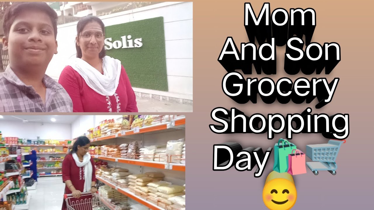 Grocery Shopping With My Son 🛒🛍️😊#shopping #momlife 
