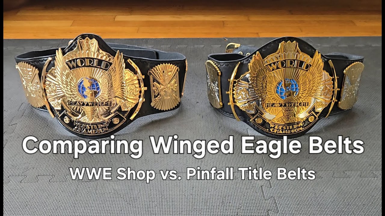 Сравнение поясов Winged Eagle от WWE Shop и Pinfall: Winged Eagle