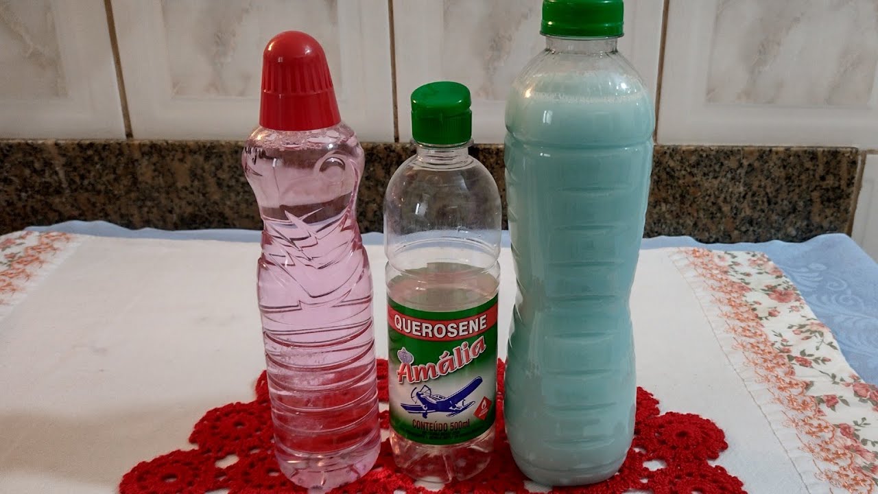 Querosene perfumado para toda limpeza da casa