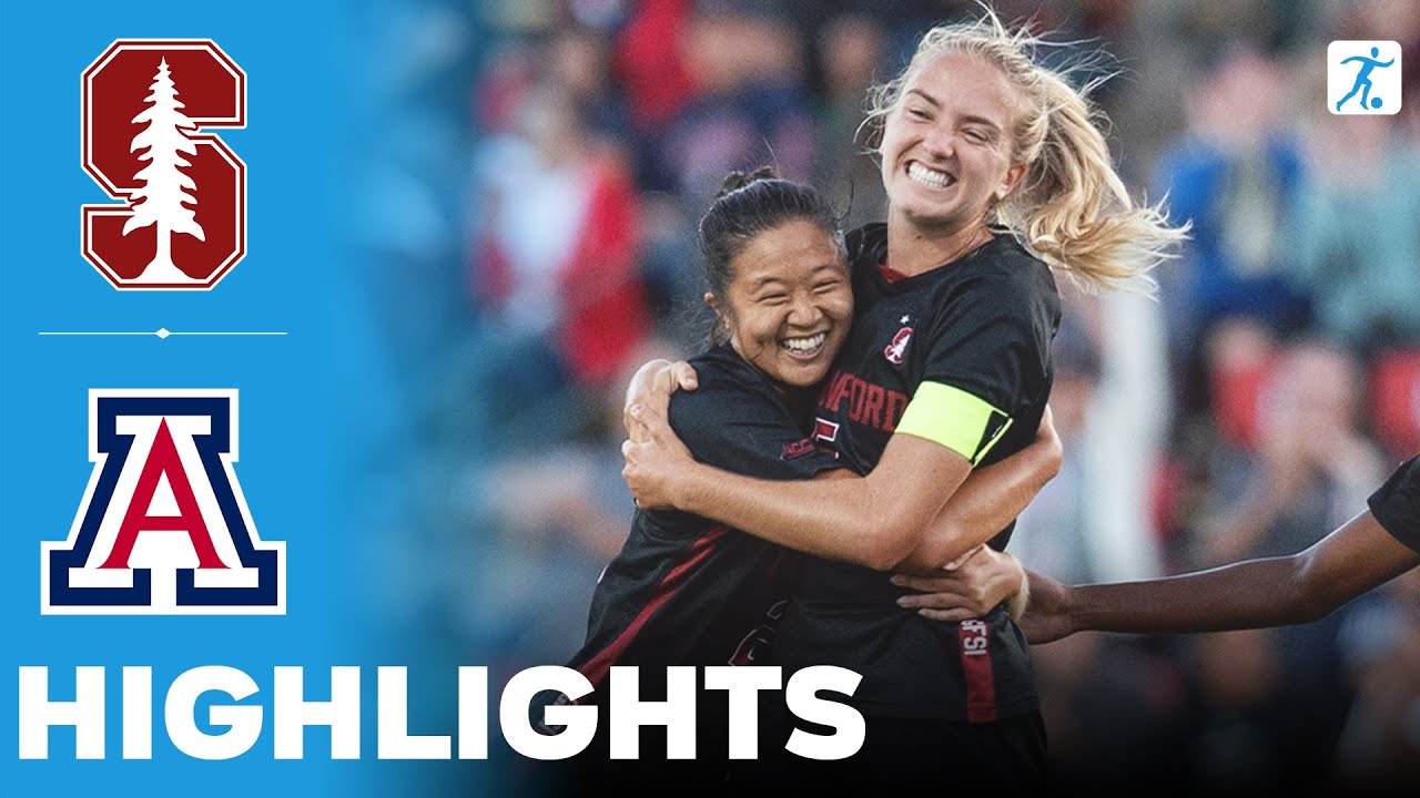 Stanford vs Arizona | NCAA College Women's Soccer | Highlights - August 28, 2025
