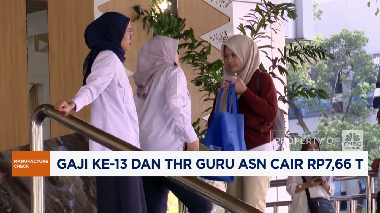 Gaji ke-13 dan THR Guru ASN Cair Rp 7,66 T