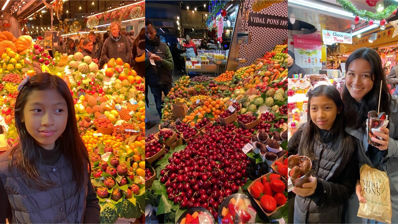 What to see and try at La Boqueria Market in Barcelona #laboqueria  #barcelonatravelguide  #spain